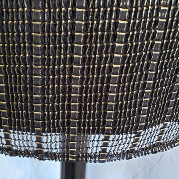NWT H by Halston black and gold skirt - Picture 3 of 10